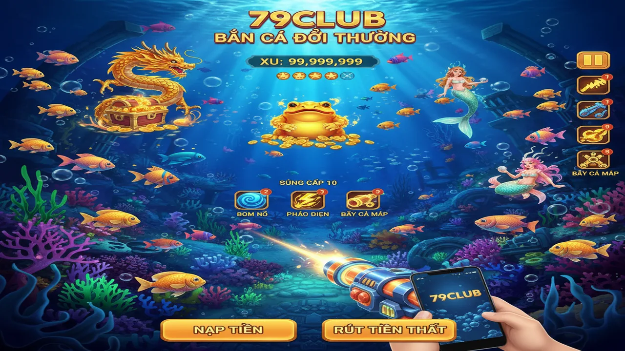 Bắn cá ăn tiền thật 79Club