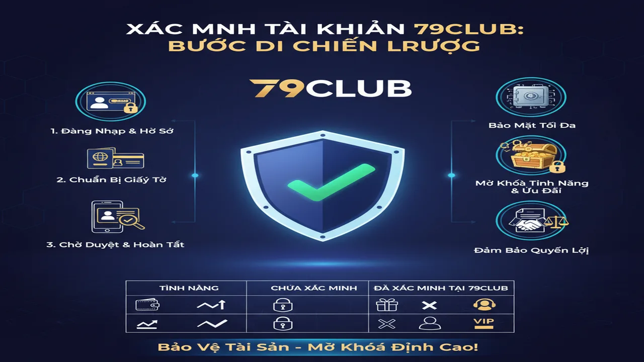 Xác minh tài khoản 79Club