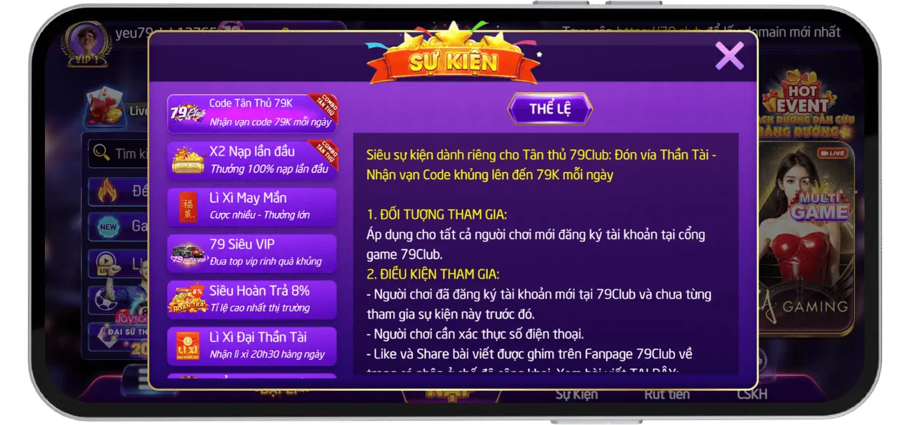 Code Tân Thủ 79Club