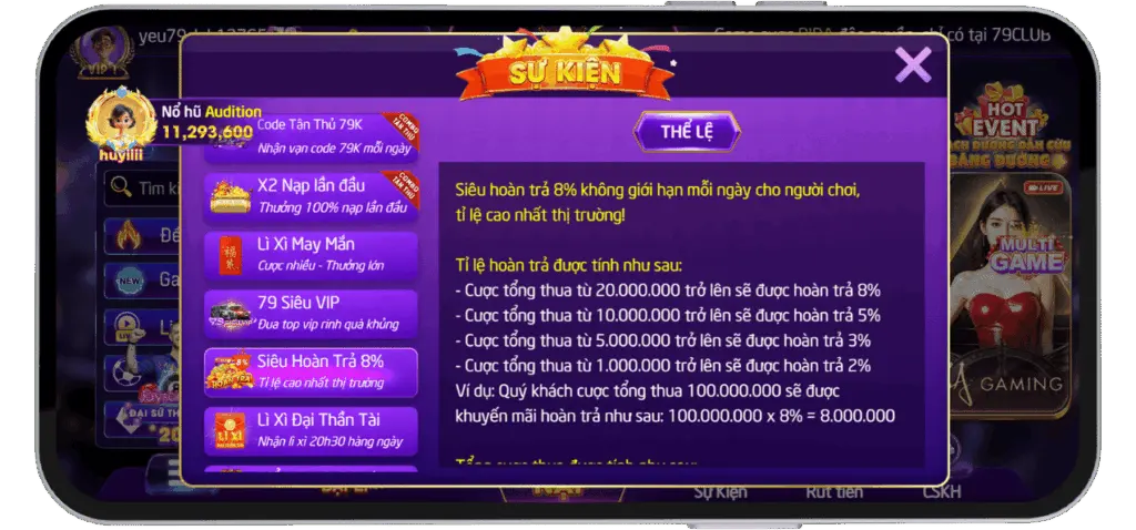 Siêu Hoàn Trả 79Club