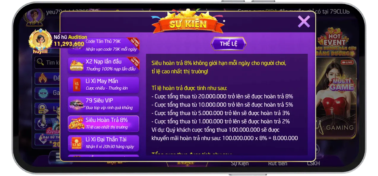 Siêu Hoàn Trả 79Club