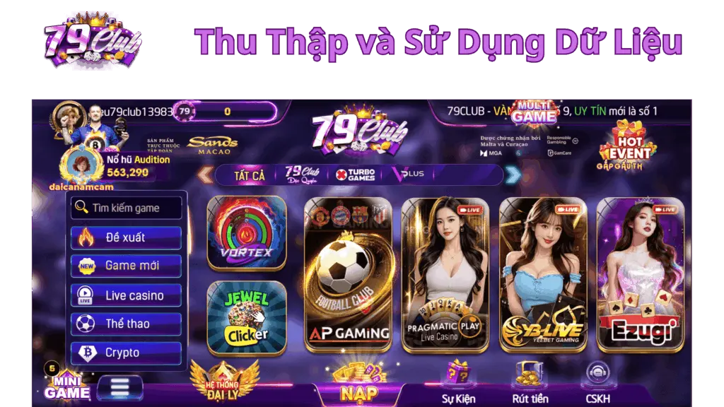 Thu Thập và Sử Dụng Dữ Liệu 79Club