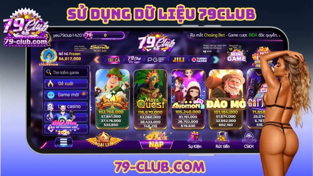 Sử dụng dữ liệu 79club