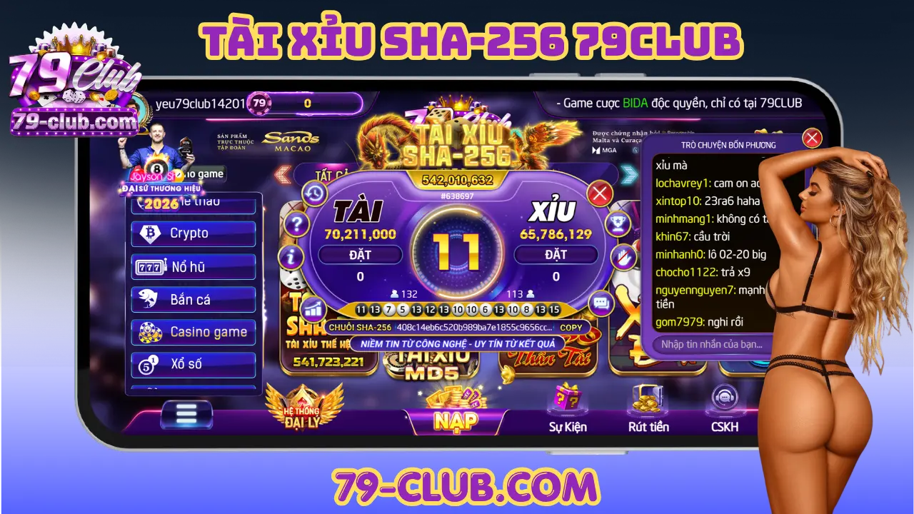 Tài xỉu Sha256 79club