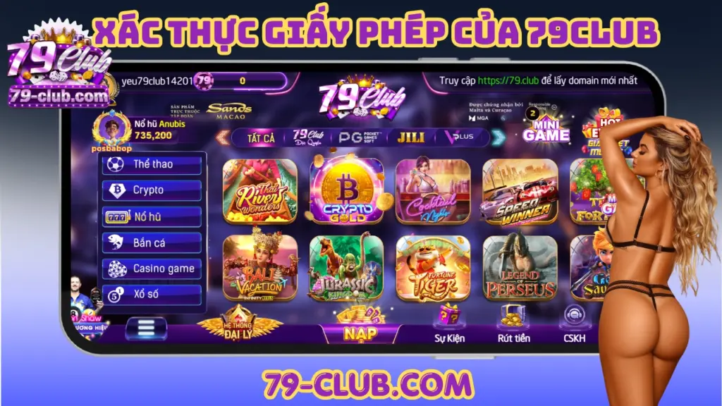 Xác thực giấy phép 79club